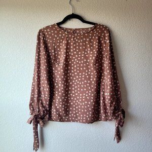 Casual floral blouse